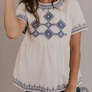 Ferdinand Embroidered Blouse